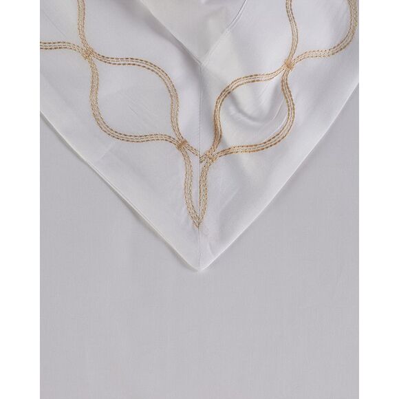 Maurizio Italy Royal Trellis Duvet Set, White - Picture 2 of 2